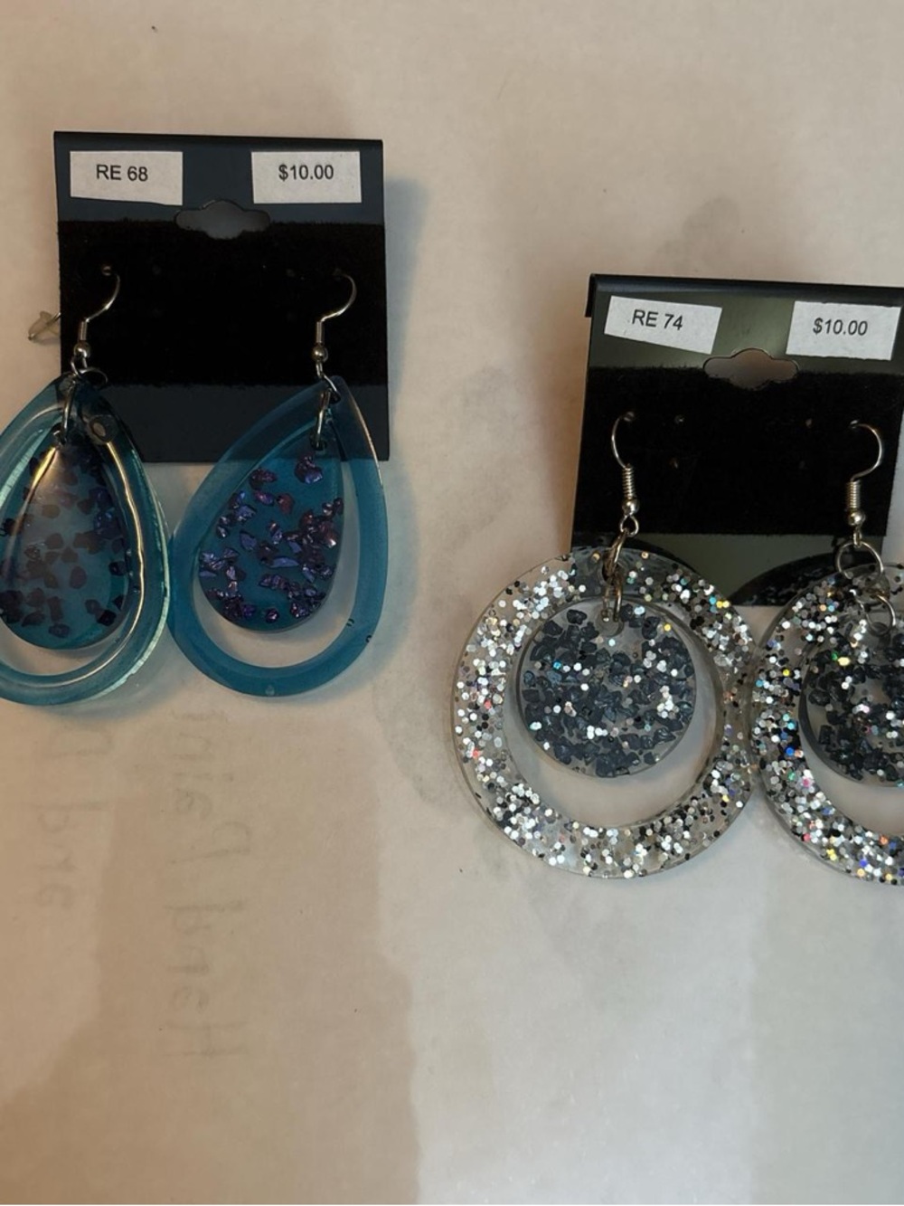 Mystery Pick: Handmade Resin Statement Earrings